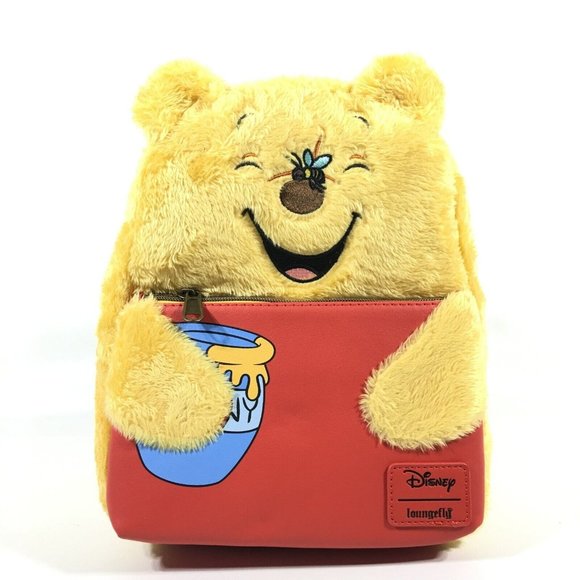 Loungefly Disney Winnie The Pooh Honey Pot Plush Mini Backpack